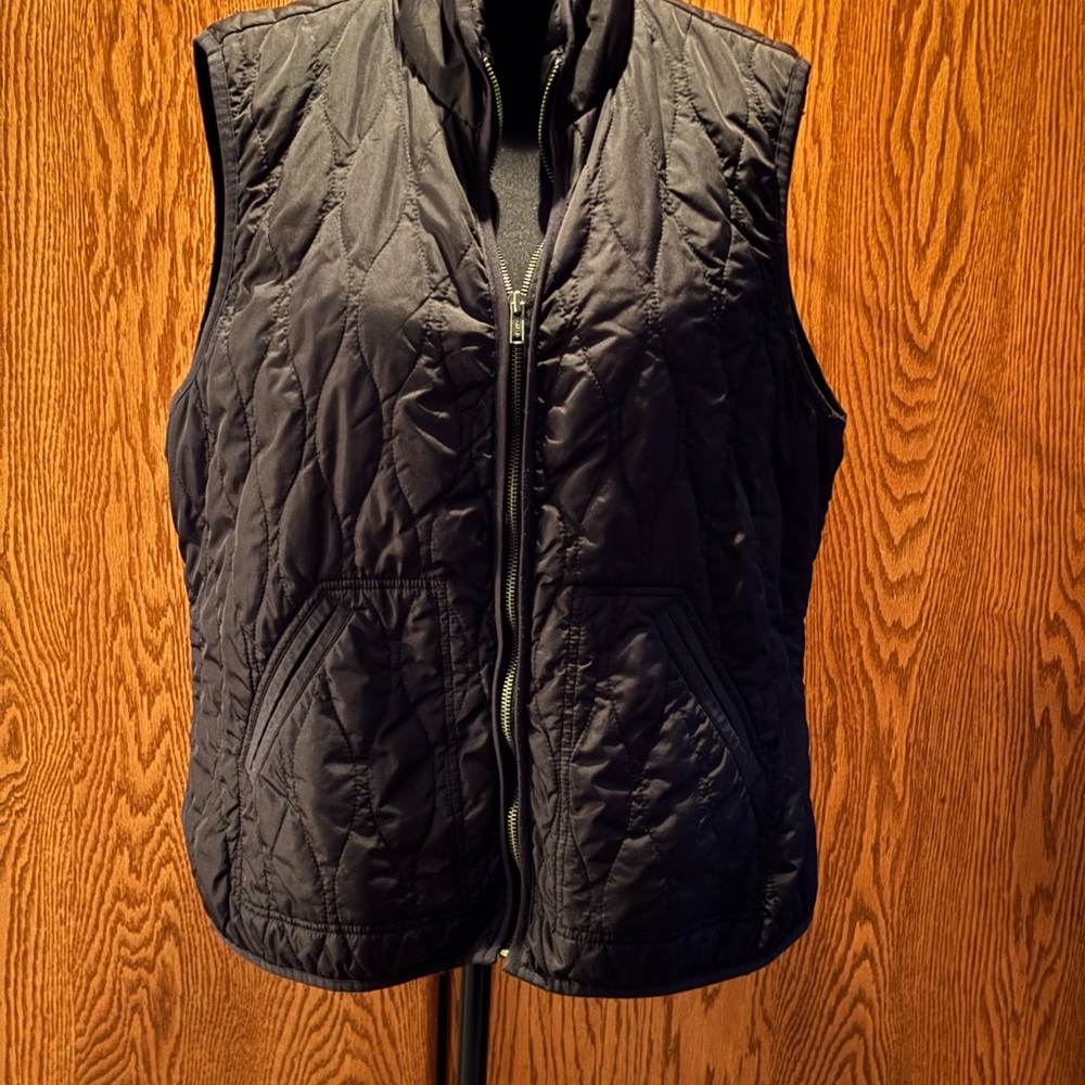 Black Quilted Women's Vest